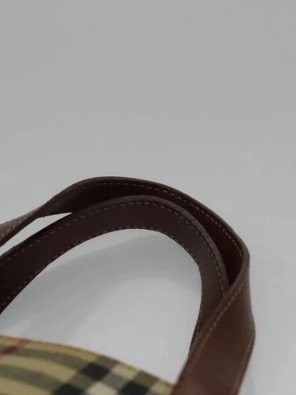 BURBERRY Nova Check Tote Bag PVC Beige Auth - Picture 8 of 16